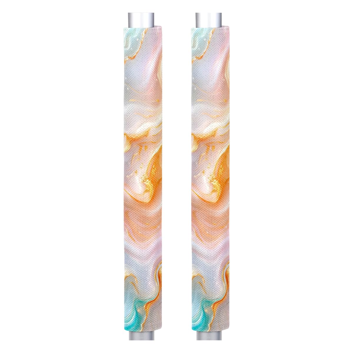 Refrigerator Door Handle Covers Set of 2 Marble Pearl Texture Washable Fridge Dishwasher Mocrowave Oven Stove Decor Protector Handle Cover Keep Kitchen Appliance Clean from Food Stains Decorate