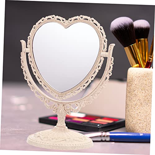 Espejo de Maquillaje Vintage Giratorio Para Mesa miniatura 2