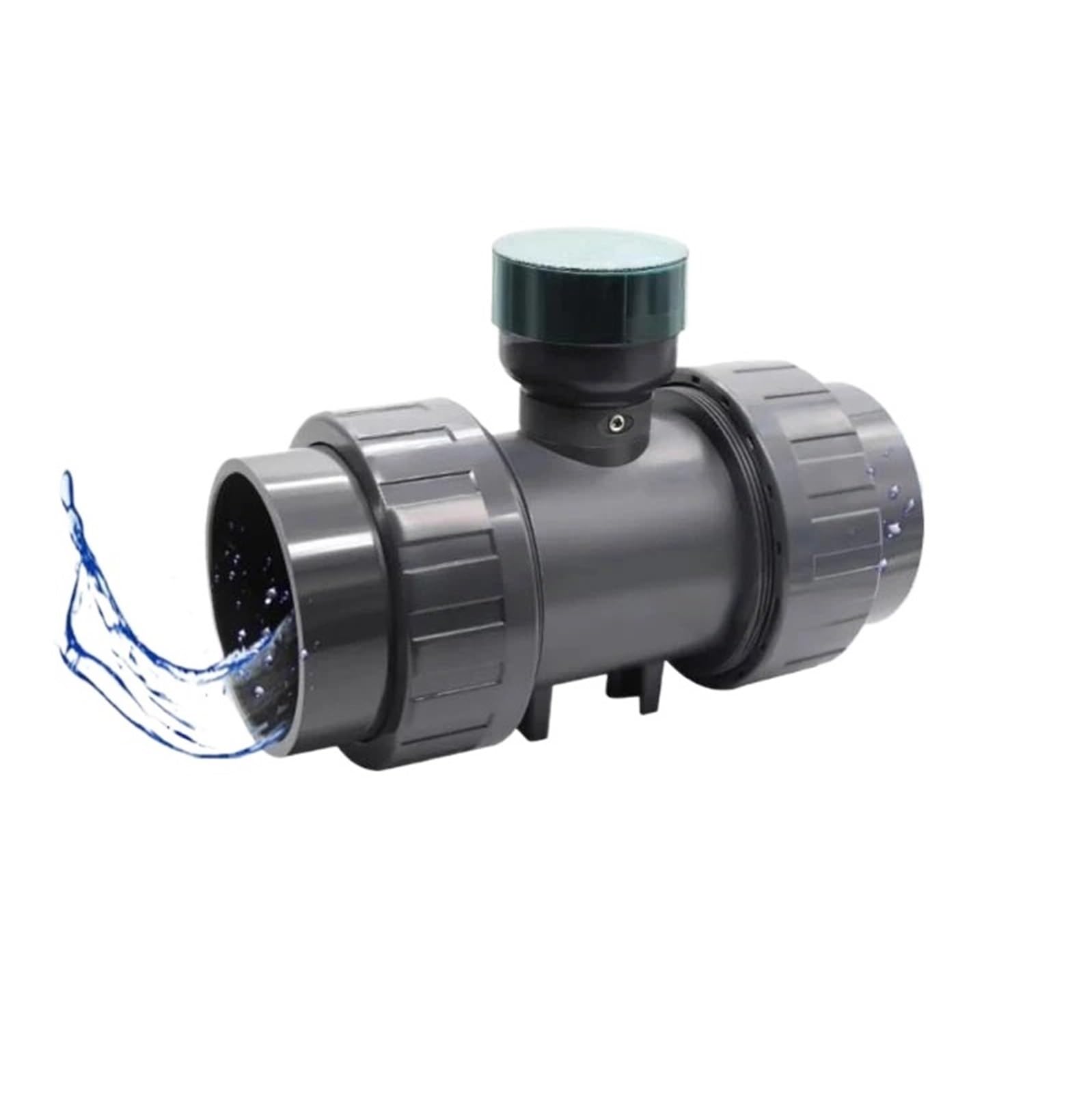 Mthckxjbsuz Zjpvc-Lcd-Dn25 Water Flow Meter, Pvc Digital Water Flow Meter With Lcd Display Rs485 Output Acid Alkaline Resistant Pipe Sensor For Irrigation(Zjpvc-Lcd-Dn25)