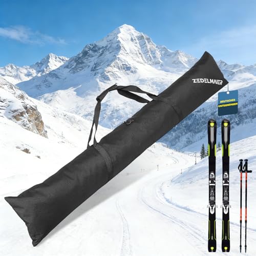 Zedelmaier Skitasche 179 cm für 1 Paar Ski Boardtasche für...