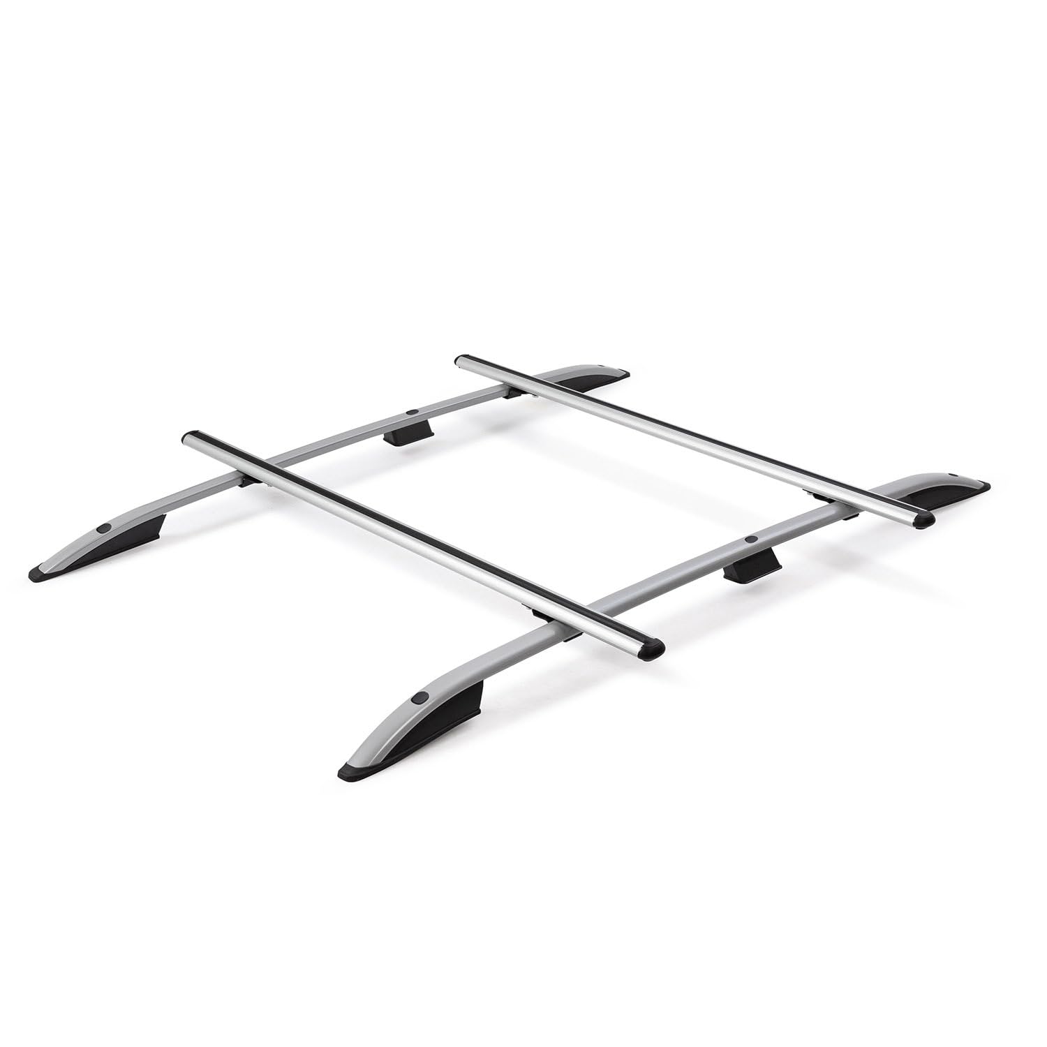 Dachträger passend für Mercedes Viano ab 2004-2014 offene Dachreling 150 cm Silber, Querträger, Dachlastträger, Dachgepäckträger, Gepäckträger