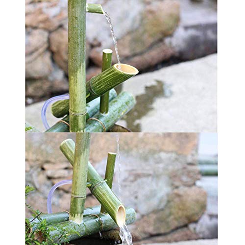 DDNGEJ Fontana d'Acqua con Pompa per laghetto da Esterno, Decorazione con beccuccio oscillante, Realizzata a Mano, Lunghezza 80 cm, Pompa per Fontana, Decorazione