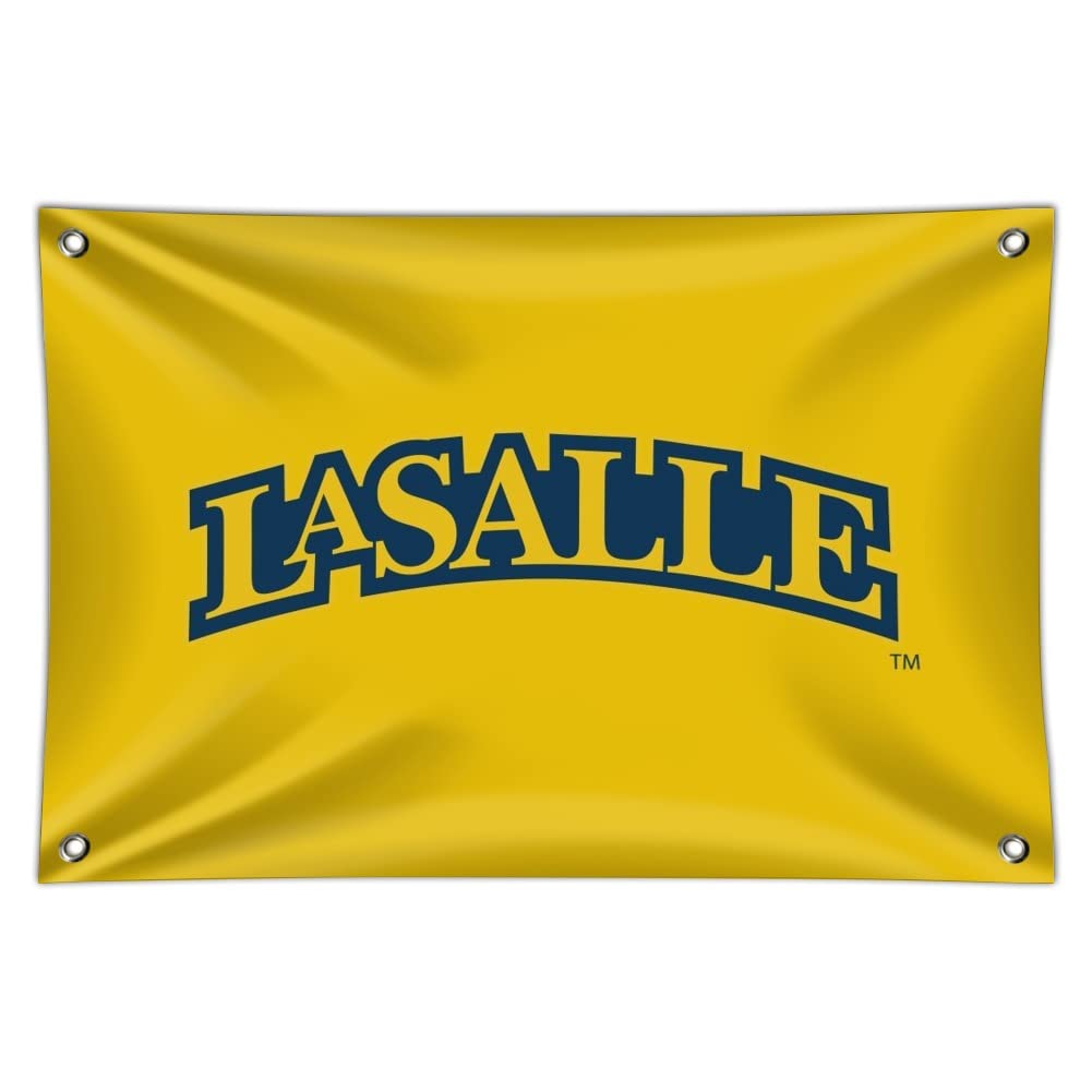 La Salle University Secondary Logo Home Business Office Sign - Vinyl Banner - 22" x 33" (56cm x 84cm)