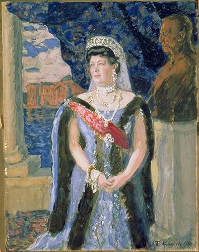 Impressions d'art mural de la duchesse par Boris Kustodiev - Toile de maître premium 60x90cm