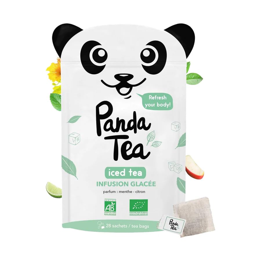 Infusion à froid bio Panda Tea pack ice tea détox menthe citron - 2
