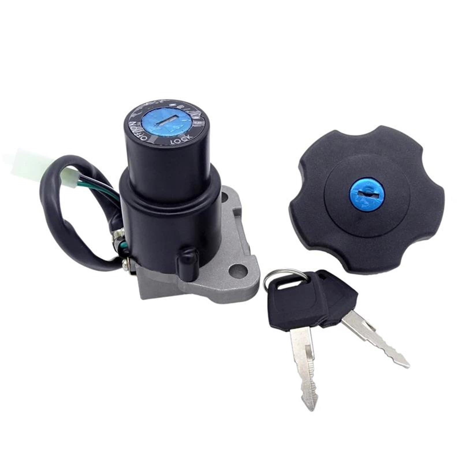 Interrupteur d'allumage moto et kit serrure de selle pour Yamaha DT200 TW200 XT600