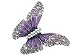 Butterfly Purple Enamel Crystal Amethyst Rhinestone Spring Fashion Custom Ring