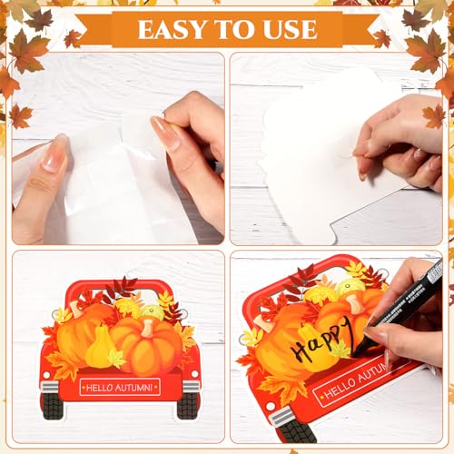 Kit de découpes citrouille et dinde pour décoration Happy Thanksgiving