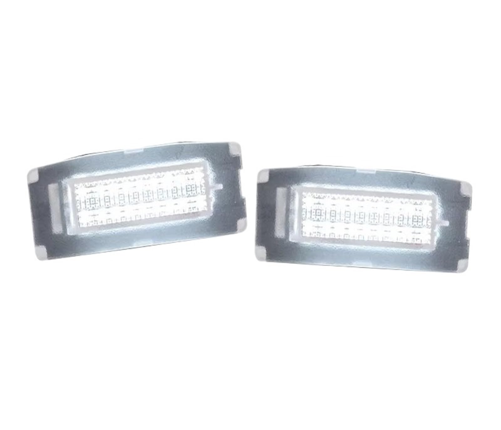 Lámpara matrícula LED impermeable con luz blanca brillante para Maserati Ghibli M157 de 2 piezas 5