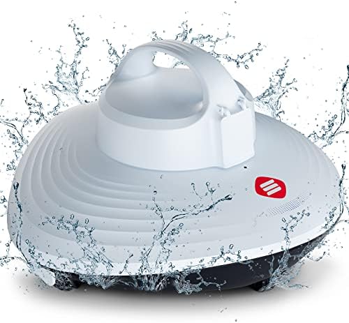 HYDRUS Robotic Cordless Pool Vacuum Cleaner with Brushless Motor,Powerful Pool Robot for Above Ground Pools, Up to 90 Mins Runtime, Self-Parking, Robot Vacuum for Summer Inground Flat Pool up to 50 Ft