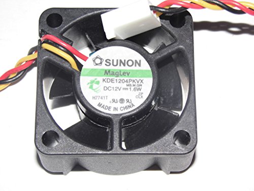 SUNON 40u00a0* 40u00a0* 20u00a0mm KDE1204PKVX Srta. M. GN 12u00a0V, 1,6u00a0W 3u00a0Wire 4u00a0cm Ventilador de refrigeración