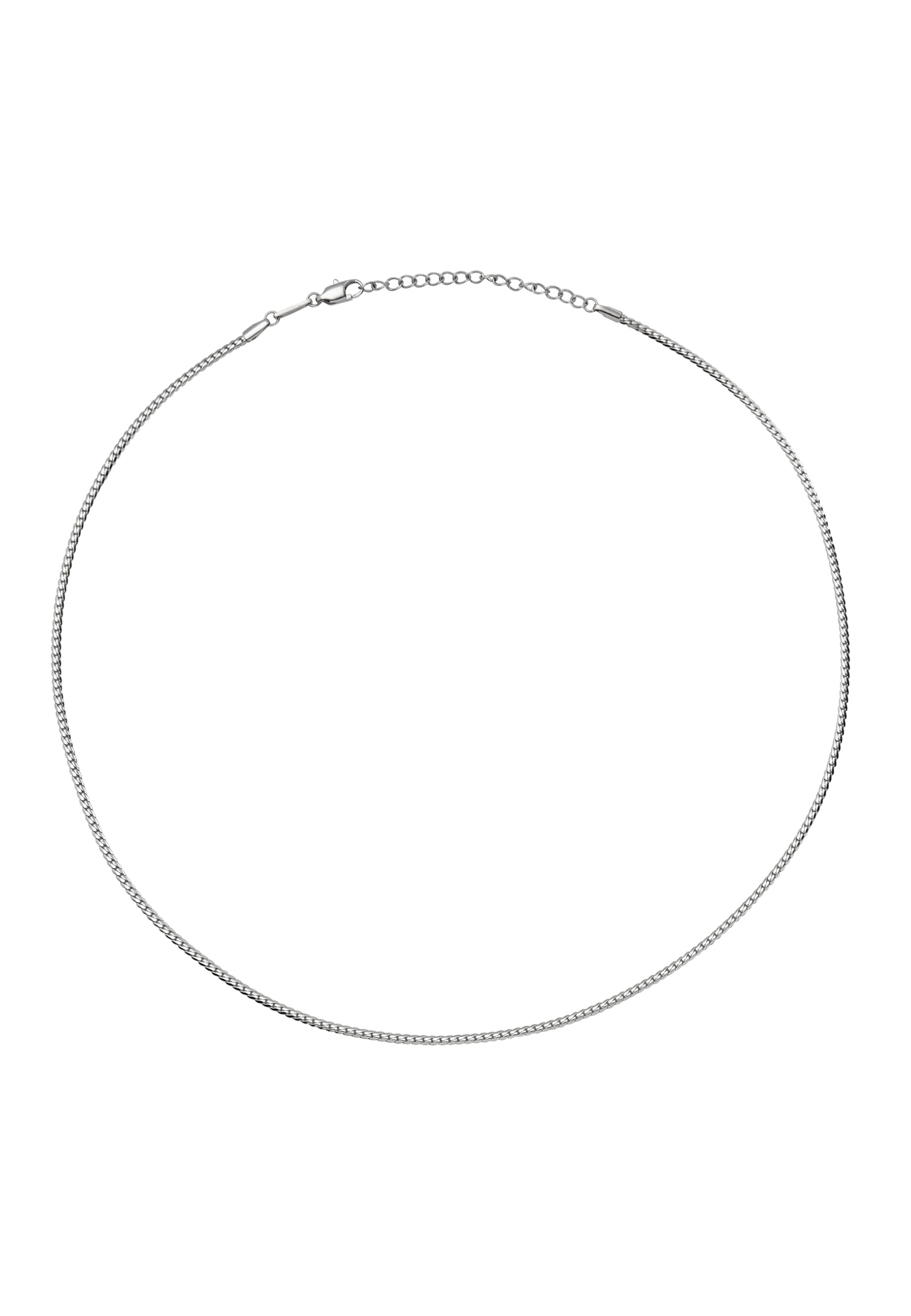 Breil, Collezione Holt, Collana Uomo in Acciaio, Catena Snake in Acciaio Lucido, Chiusura a Moschettone, Lunghezza Regolabile