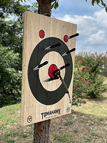 Large 2-Ring Painted Frameless Axe And Knife Throwing Target #TOP1