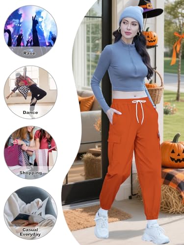 Image of SANGTREE Girls & Womens Drawstring Cargo Jogger Pants,3 Years - Women 3XL
