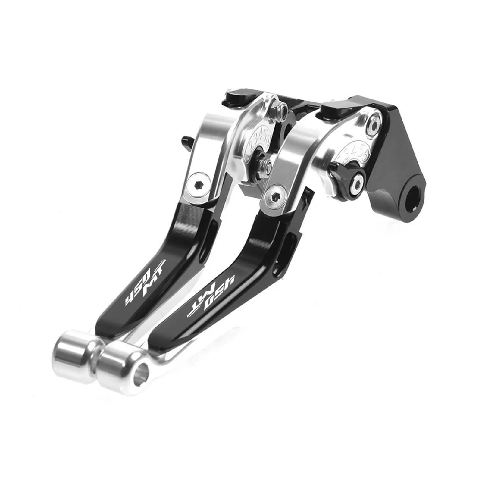 Wkdyriwo Blue For Cfmoto 450Mt 2024-2026 Cnc Clutch Lever Brake Lever Set Adjustable Folding Handle Levers Motorcycle Accessories Motorcycle Brake Clutch Levers