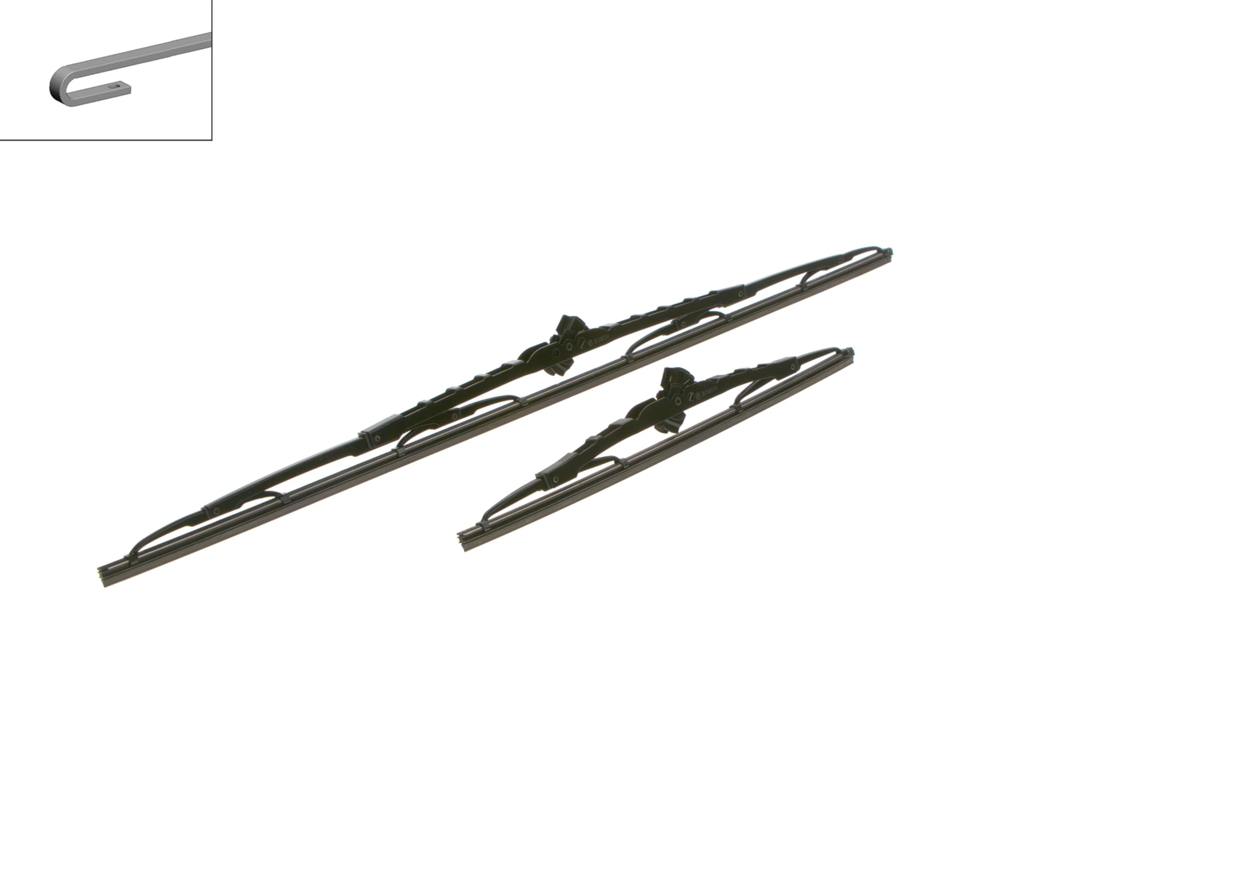 Bosch 3 397 010 299 Pióro Wycieraczki, Czarny, 650 mm/340 mm