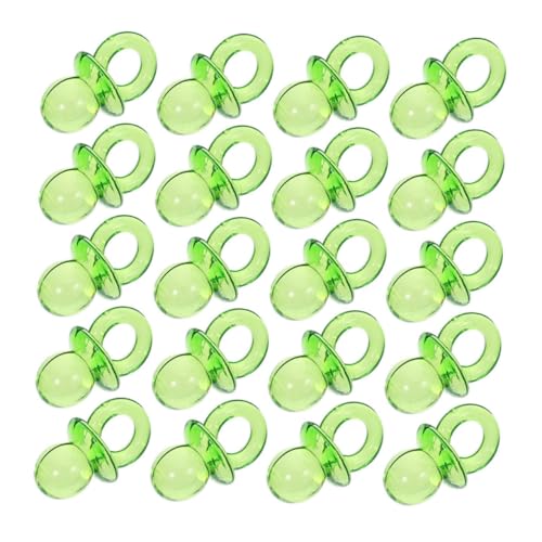 KOMBIUDA Mini Baby Pacifiers for Baby Shower 200pcs Acrylic Decorations Versatile Baby Shower Table Decor