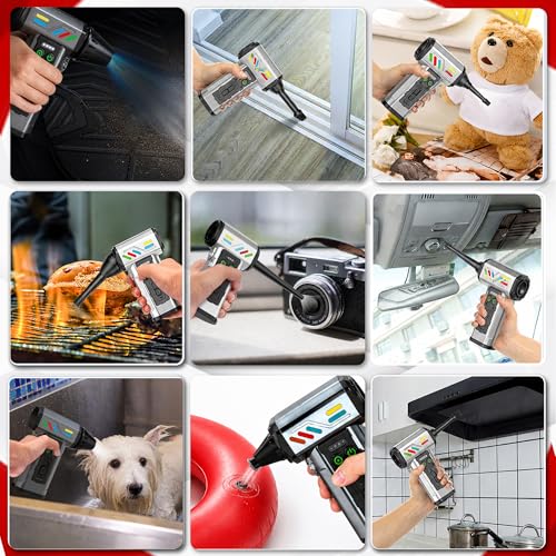 Image of Autofy MAG-I Cordless Turbo Fan Air Duster - Vacuum Cleaner - Portable Handheld Air Blower - Powerful 140000 RPM 8000mAH Battery - Dust & Leaf Blower - Clean Computer Car Backyard - Adjustable Speed