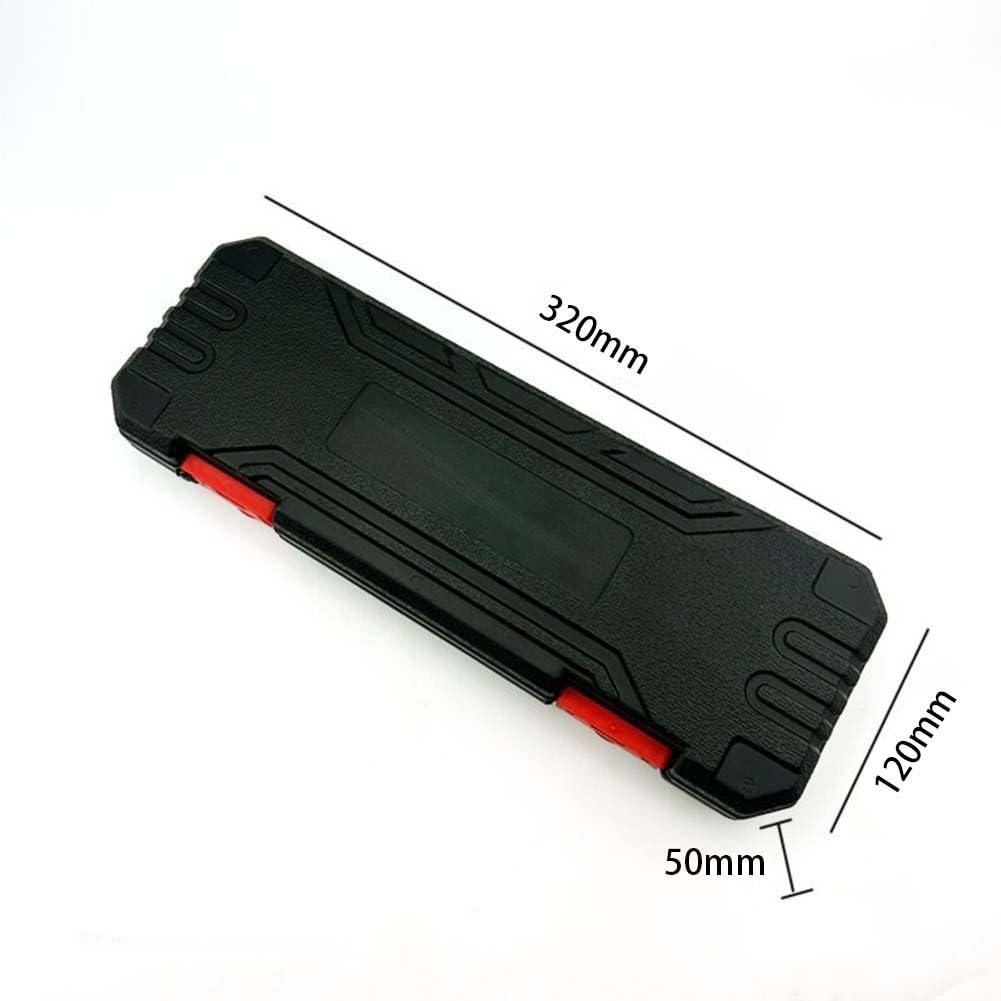 Lecreatekit 5-teiliges drehbares Zündschlüssel-Set, magnetische dünnwandige Verlängerungsschlüssel für Automobil, Motorrad, Chrom-Vanadium-Stahl, 14 mm, 9/16 5/8