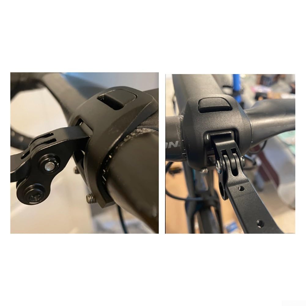 Supporto per computer da bici per BMC compatibile con Garmin per Brayton per WAHOO Supporto adattatore in alluminio leggero accessorio da ciclismo per fissaggio dispositivo (A)