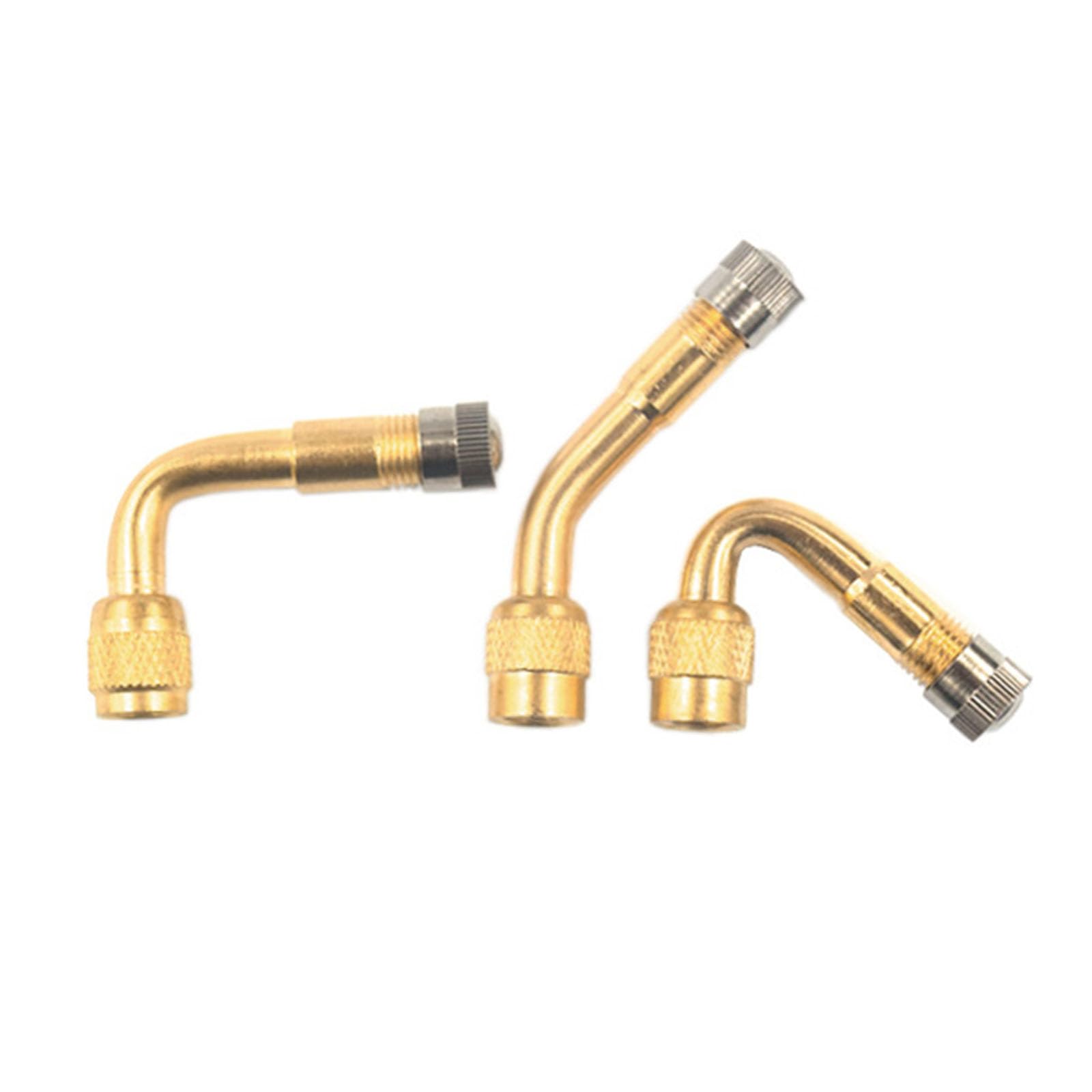 1PC Tire Bras Extension Rod Inflatable Nozzle Extension 45 90 Degree Tube for Metal Bicycle Inflation Nozzle Rod