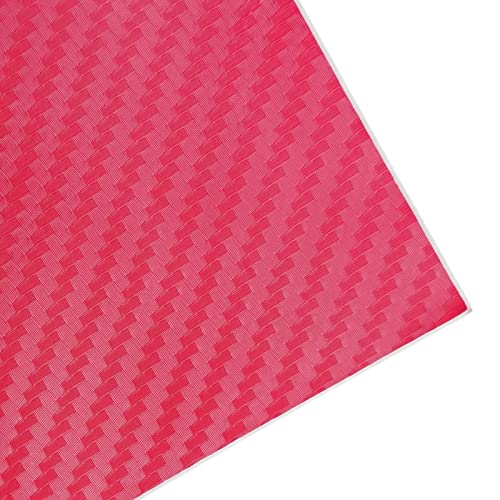 Image of Compatible with Carbon Fiber Vinyl Wrap 11.8 inch x 4 inch Chevy Bowtie Emblem Wrap Kit with Spatula and Cutter 3 Pcs Universal Logo Overlay Pink