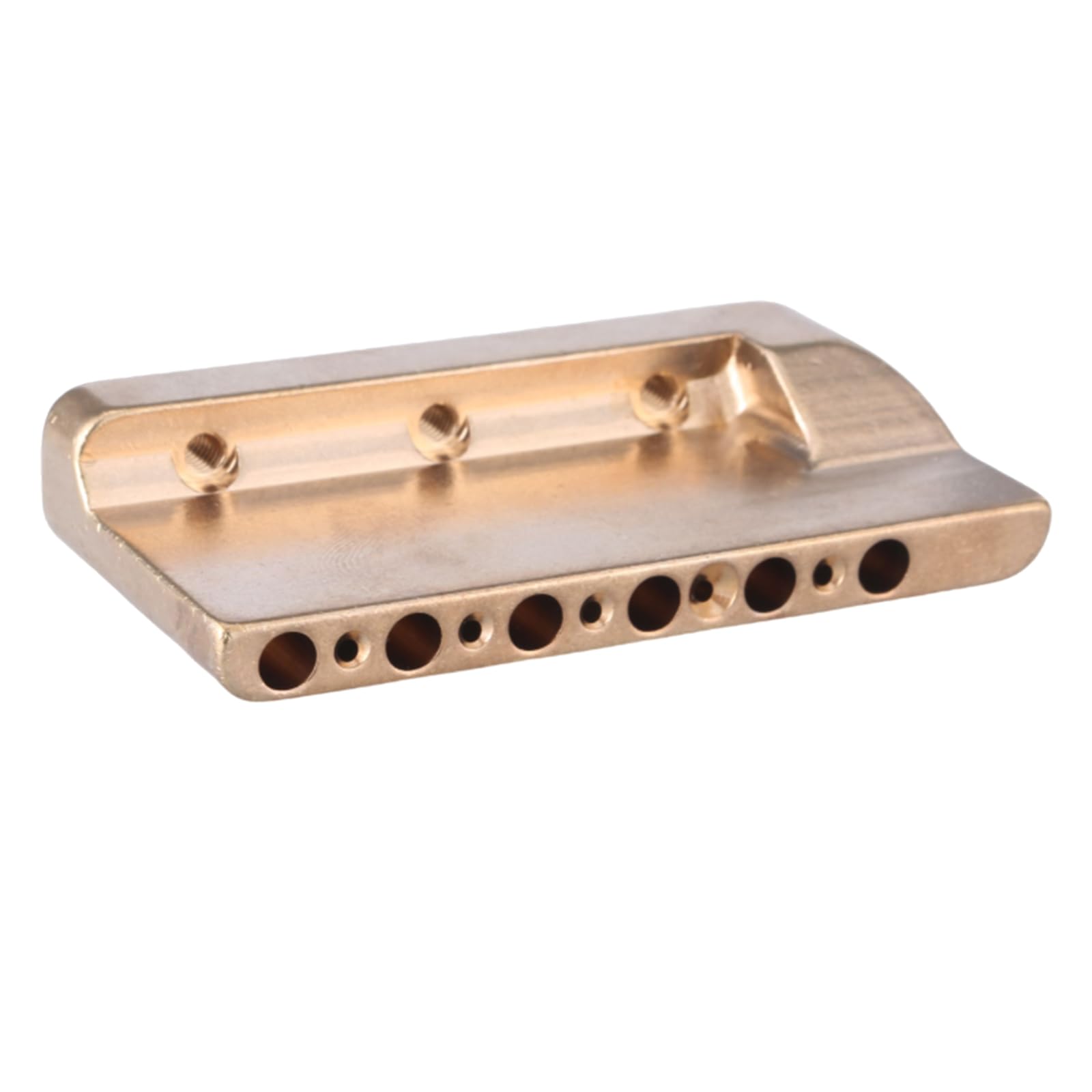 Gitara Tremolo Bridge Block Zamiennik Profesjonalna gitara elektryczna Mosiężny blok do mostu 6 mm Otwory Elektryczne Tremolo