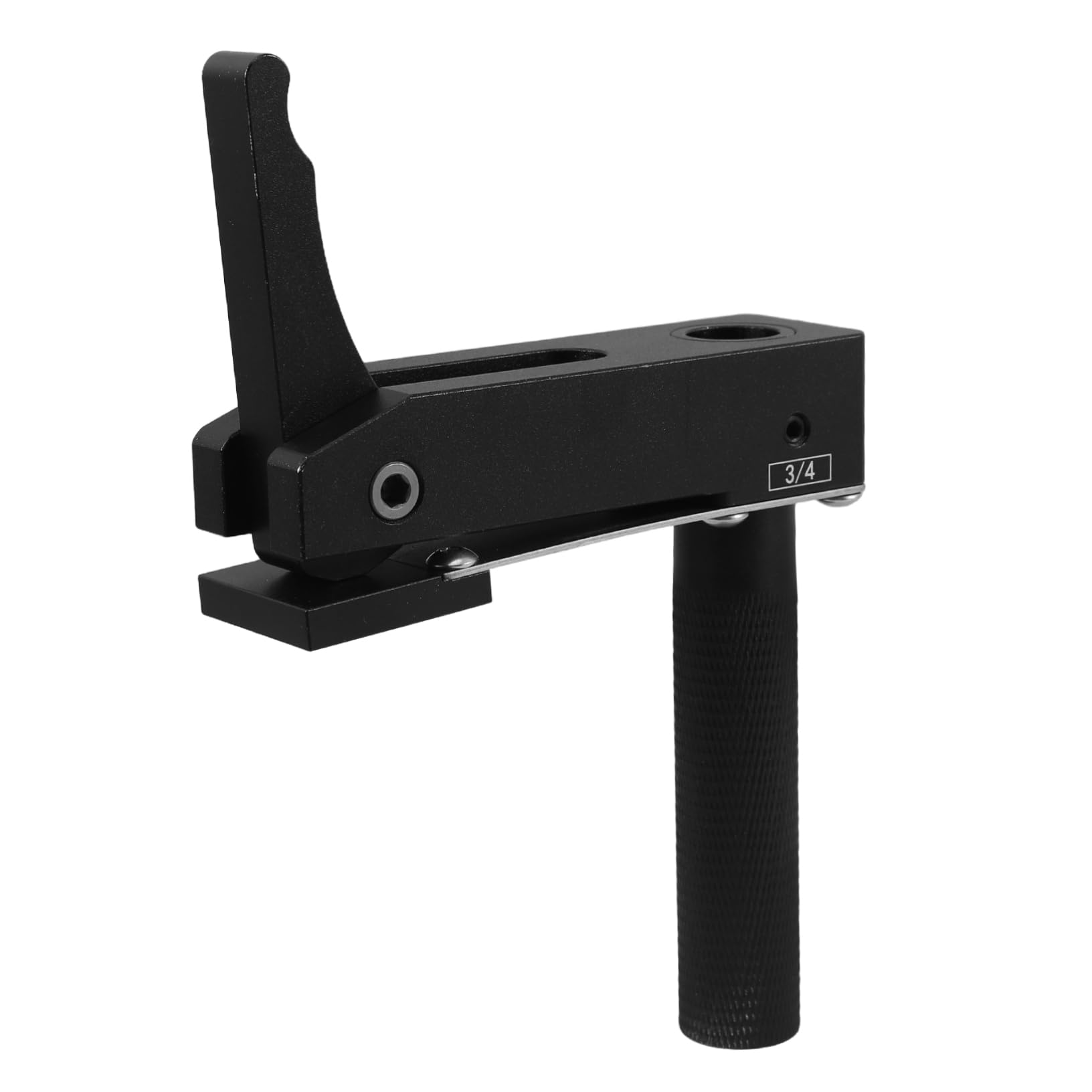 Abrazadera de Aluminio Orificio Negro de Mesa para Carpintería