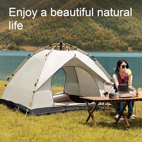 Carpa automática multifuncional de camping con doble puerta miniatura 3