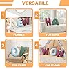huraty Decorative Throw Pillow Plush Letter Pillow Soft Alphabet H Cushion Accent Pillow for Sofa Couch Bed Chairs (H, 14.9" Lx11.8 W) #5