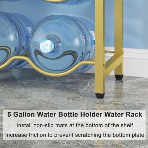 Support robuste pour bonbonnes d'eau en métal traité au design épuré et durable