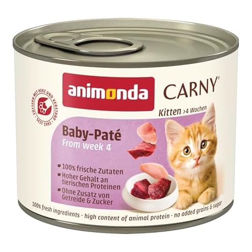 Carny Katzen Nassfutter Baby-Paté 12 x 200 g