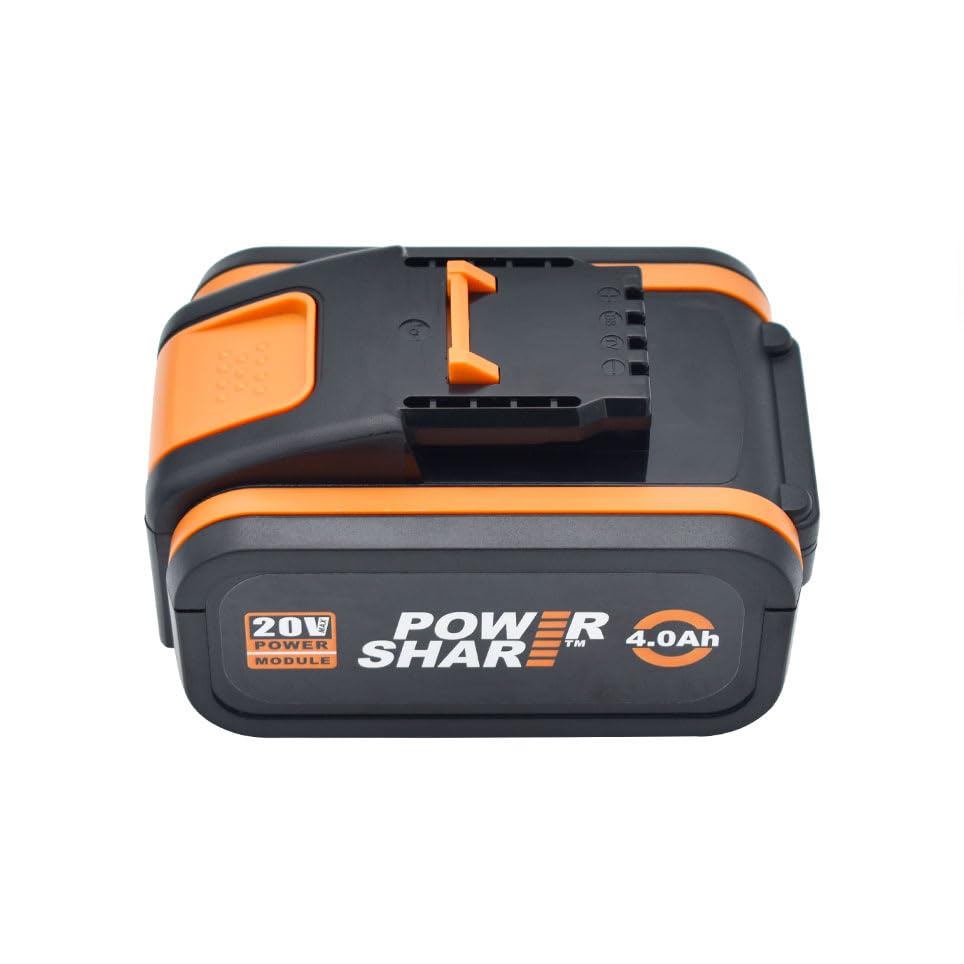 Batteria di ricambio da 20 V per Worx, senza fili Power Tools per Worx, WA3551/WA3553/35514/WA3551.1 agli ioni di litio (4000 mAh, 2 pezzi)