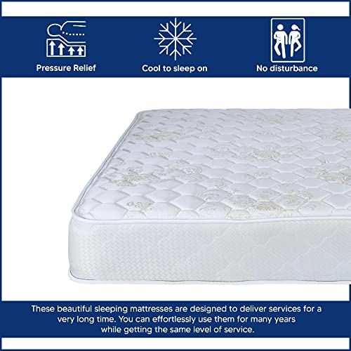 Mattress Solution Gentle Firm Tight Top Innerspring 8" Wood Box Spring/Foundation For Mattress Set, Full Xl, Beige #TOP3