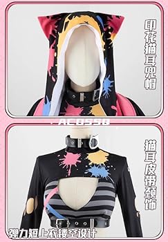 Amazon.co.jp: [ACQ] Z Vtuber 猫汰つな コスプレ衣装（ウィッグ
