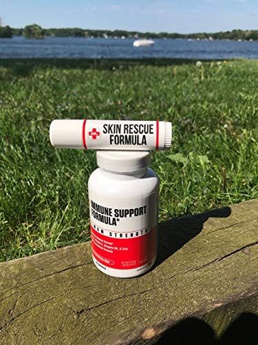 Skin Rescue Formula (Herp Stop Discreet) Defense And Support For Clear Skin 100% Natural! Peppermint Oil, Shea Butter, Zinc, Tea Tree, Coconut Oil .5 Oz #TOP6