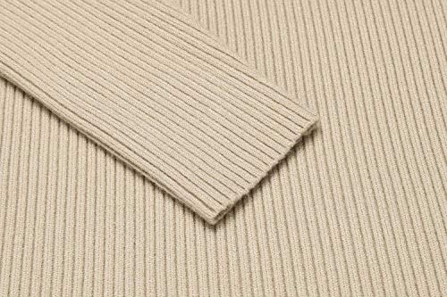 Image of COOFANDY Mens Ribbed Slim Fit Knitted Pullover Casual Turtleneck Sweater | Premium anti-shrink knit turtleneck. Soft, warm & stretchy-perfect for casual, work or outdoor wear in fall /winter.