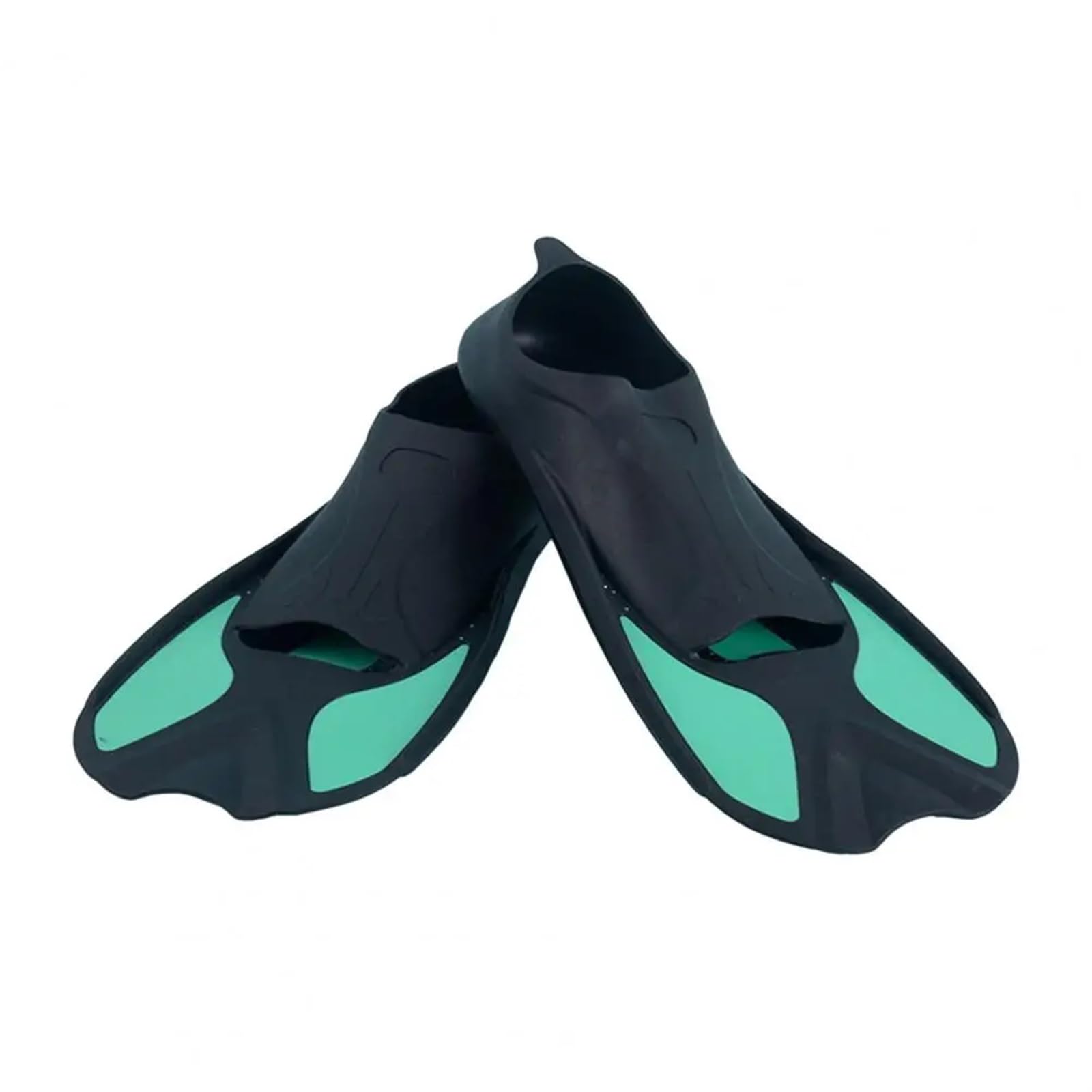 Aletas de Buceo Aletas de natación Aletas de Entrenamiento de natación Aletas de Snorkel Aletas de natación for Fortalecer Las piernas Aletas de Buceo(Green Black,XS)