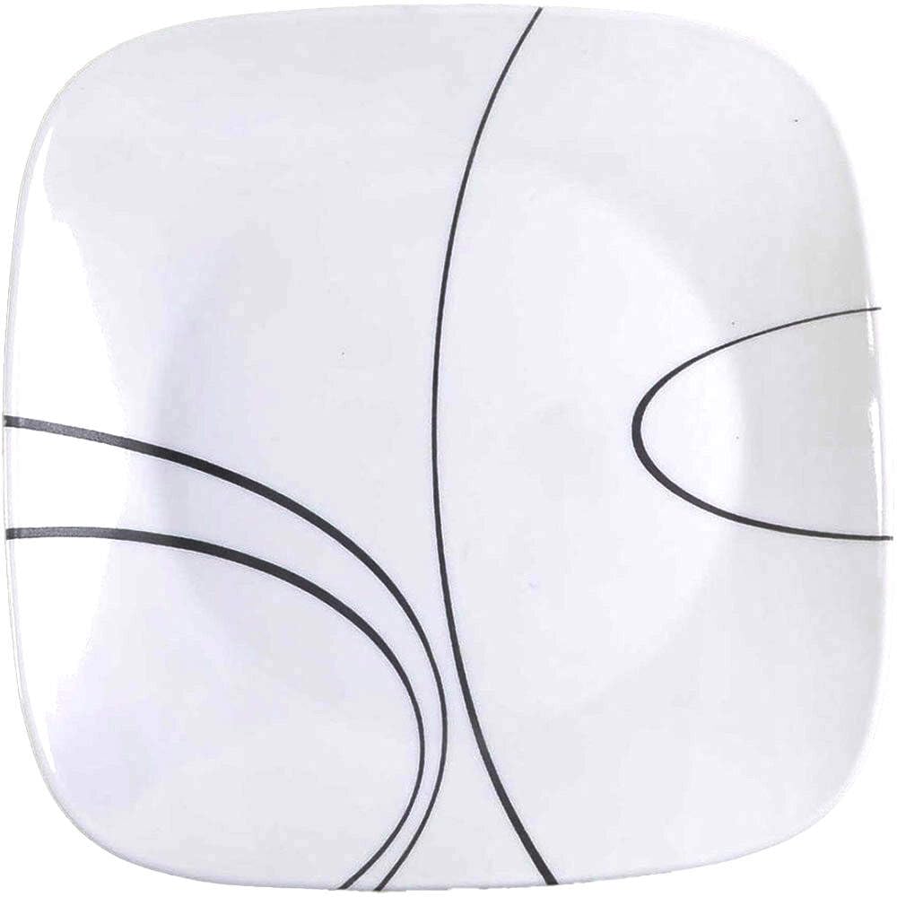 Corelle Square 10-1/4-Inch Dinner Plate, Simple Lines