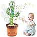 YISKY Giocattoli di Cactus Danzante, Giocattoli di Peluche di Cactus, Cactus Che Balla, Peluche a Forma di Cactus, Giocattolo di Cactus cantando, Cactus Parlante, Peluche Dancing Cactus
