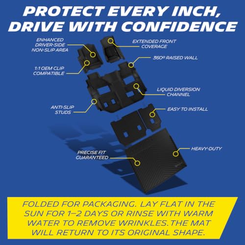 Image of Michelin Vehicle Mats for 2015-2020 Suburban /GMC Yukon XL (7seats)