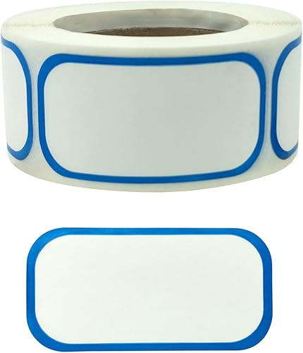 Miniatura 9 de 300 etiquetas adhesivas para fechas de alimentos, calcomanías en blanco que identifican fácilmente para frascos de vidrio, latas, botellas de