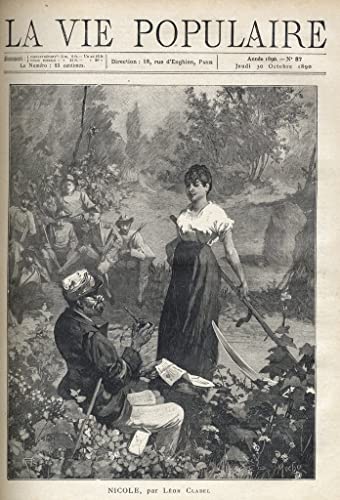 Affiche Mucha sur toile 60x90cm du théâtre ambulant pour décoration murale de salon