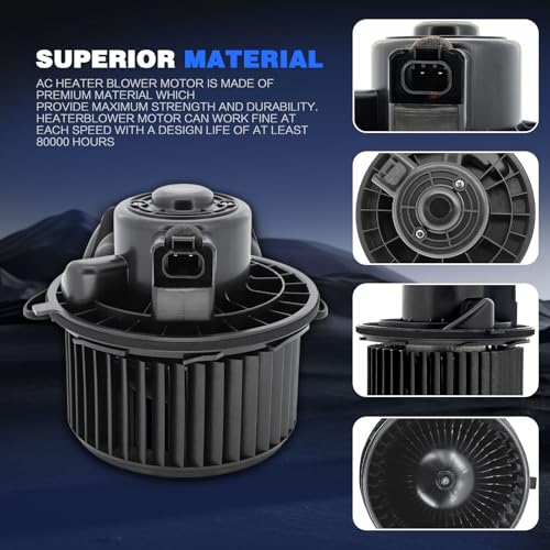 Image of 700191 HVAC Blower Motor Compatible with 2003 2004 2005 2006 Chevy Silverado 1500 2500 Suburban Avalanche Cadillac Escalade ESV EXT GMC Sierra Yukon Replaces# 89019320 89019301