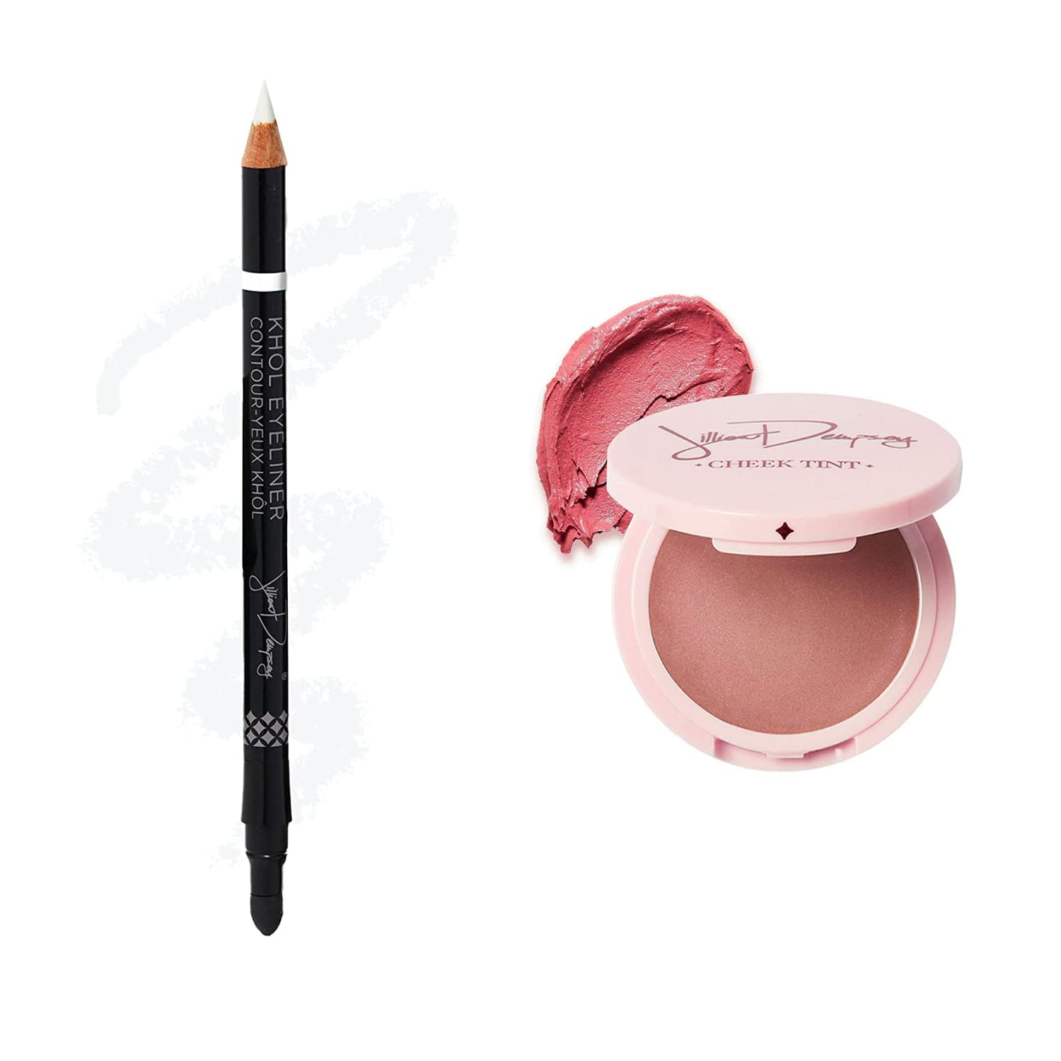 Jillian Dempsey Kh l Eyeliner in FTA White Cheek Tint in Bloom