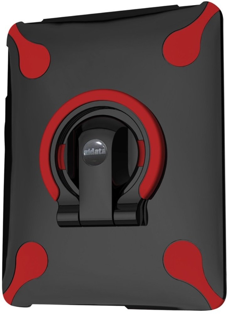 AidataISP002BR Model ISP002 SpinStand Multi-function Stand for Original iPad, Black/Red