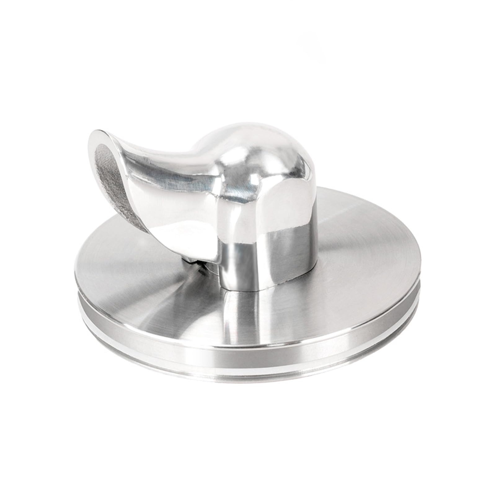 Piceioep Stainless Steel 54mm Portafilter Spout Adapter Suitable for Enhanced Coffee for Home and Commercial Settings Espresso Accessory
