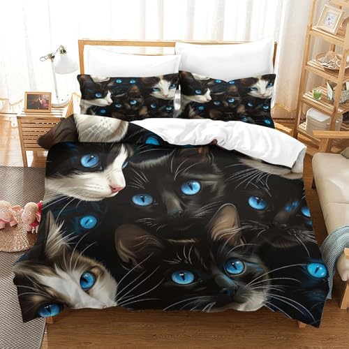 Housse de couette fermeture Éclair invisible microfibre douce