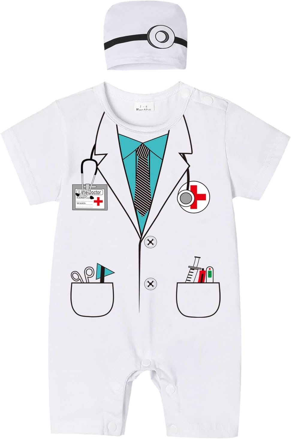 Baby Boys Charming Prince Astronaut Doctor Outfit Newborn Infant Girls Halloween Vampire Bats Cosplay Costumes