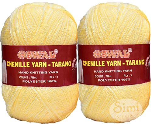 Image of Oswale 3 Ply Knitting Yarn Wool, Dark Cream 600 gm Best Used with Knitting Needles, Crochet Needles Wool Yarn for Knitting. by Oswale